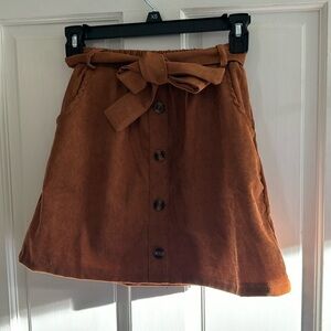 SHEIN girls size XS corduroy skirt.